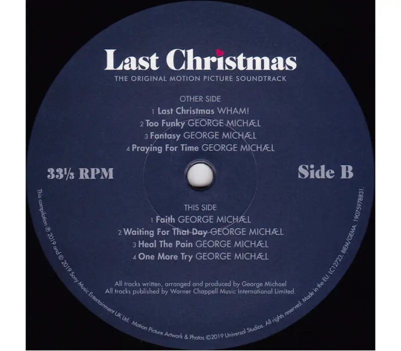 Виниловая пластинка George Michael & Wham! – Last Christmas, Kinodrive.kz — фото 2