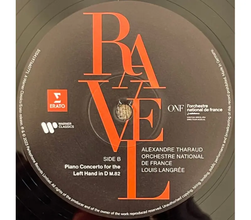 Виниловая пластинка Alexandre Tharaud, Louis Langrée, Orchestre National De France – Piano Concertos, Kinodrive.kz — фото 3