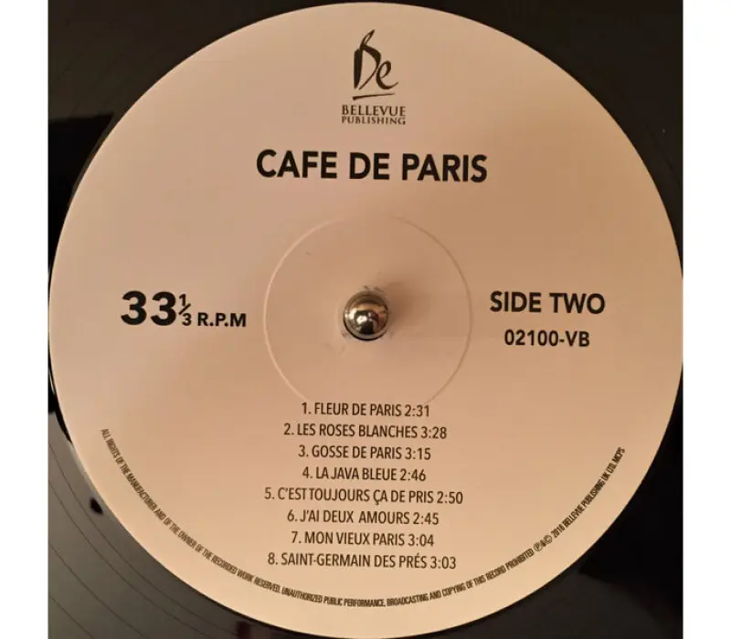 Виниловая пластинка Various Artists –  Cafe De Paris, Kinodrive.kz — фото 2