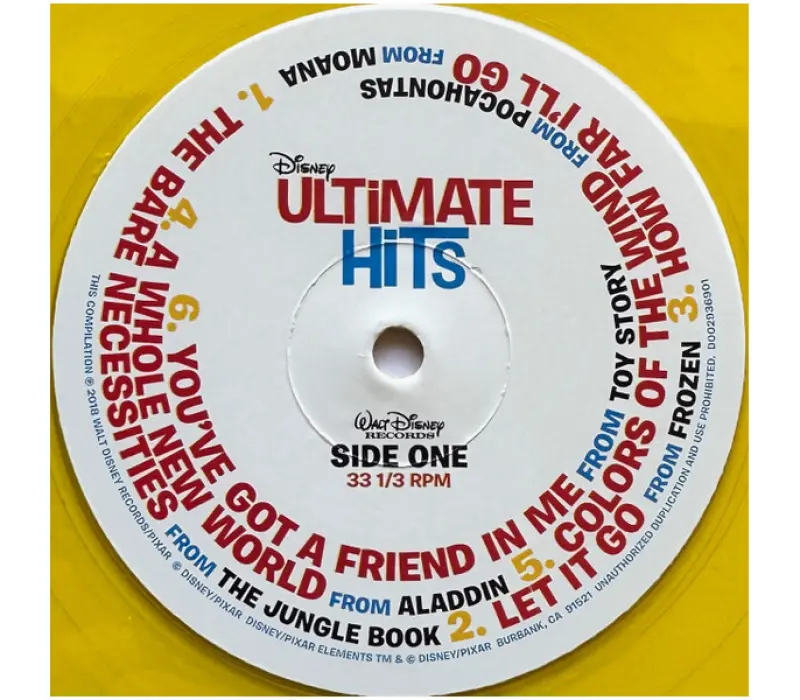 Виниловая пластинка Various Artists –  Disney Ultimate Hits, Kinodrive.kz — фото 2