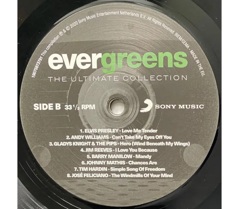 Виниловая пластинка Various Artists –  Evergreens - The Ultimate Collection, Kinodrive.kz — фото 2