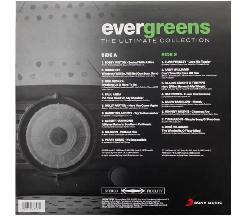 Виниловая пластинка Various Artists –  Evergreens - The Ultimate Collection, Kinodrive.kz — фото 4