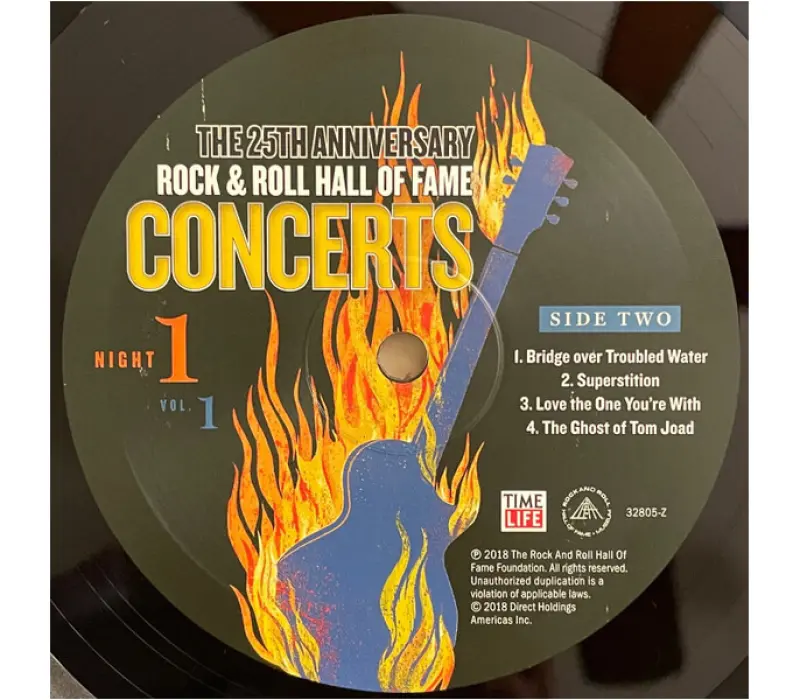 Виниловая пластинка Various Artists - The 25th Anniversary Rock & Roll Hall of Fame Concerts Night 1 - Vol. 1, Kinodrive.kz — фото 3