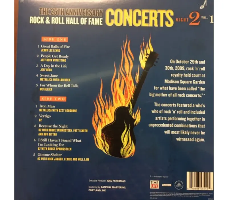 Виниловая пластинка Various Artists - The 25th Anniversary Rock & Roll Hall Of Fame Concerts, Night 2, Vol. 1, Kinodrive.kz — фото 2