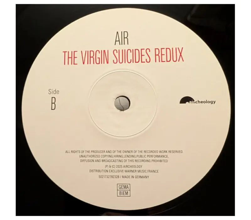 Виниловая пластинка AIR – The Virgin Suicides Redux, Kinodrive.kz — фото 5