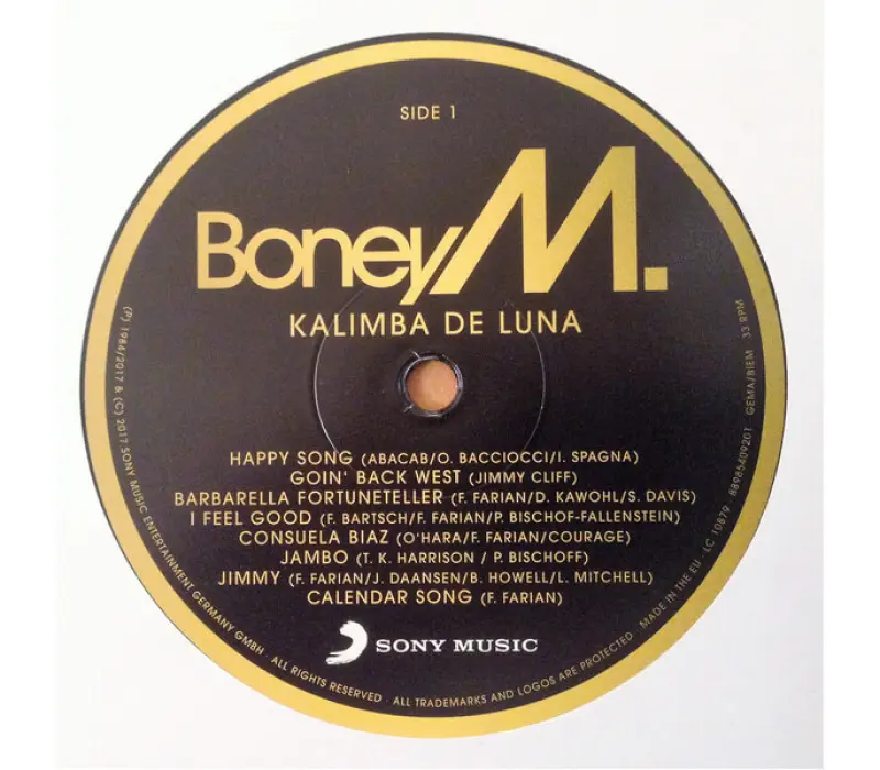 Виниловая пластинка Boney M. – Kalimba De Luna (16 Happy Songs), Kinodrive.kz — фото 2
