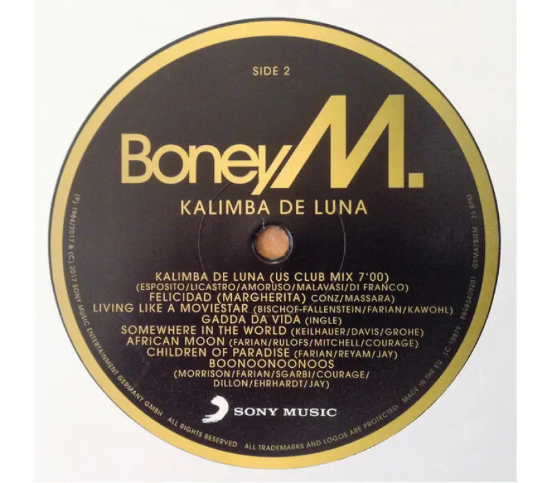 Виниловая пластинка Boney M. – Kalimba De Luna (16 Happy Songs), Kinodrive.kz — фото 3