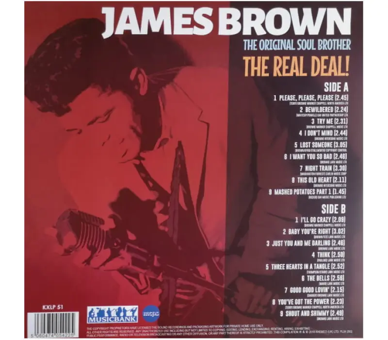 Виниловая пластинка James Brown - The Real Deal!, Kinodrive.kz — фото 2