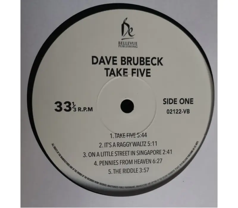 Виниловая пластинка Dave Brubeck – Take Five, Kinodrive.kz — фото 2