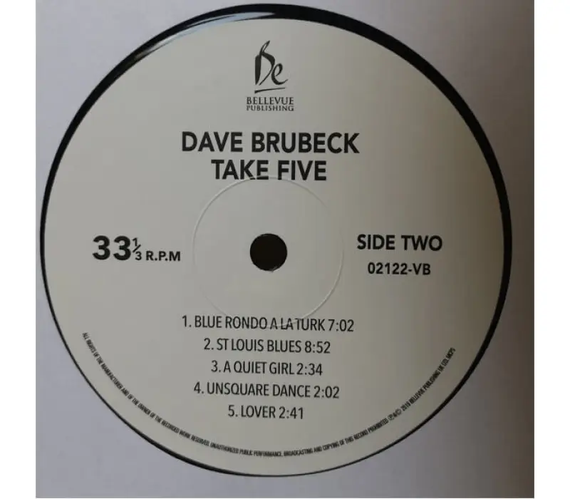 Виниловая пластинка Dave Brubeck – Take Five, Kinodrive.kz — фото 3