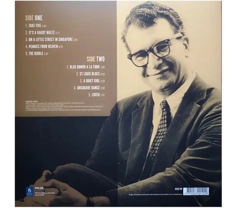 Виниловая пластинка Dave Brubeck – Take Five, Kinodrive.kz — фото 4