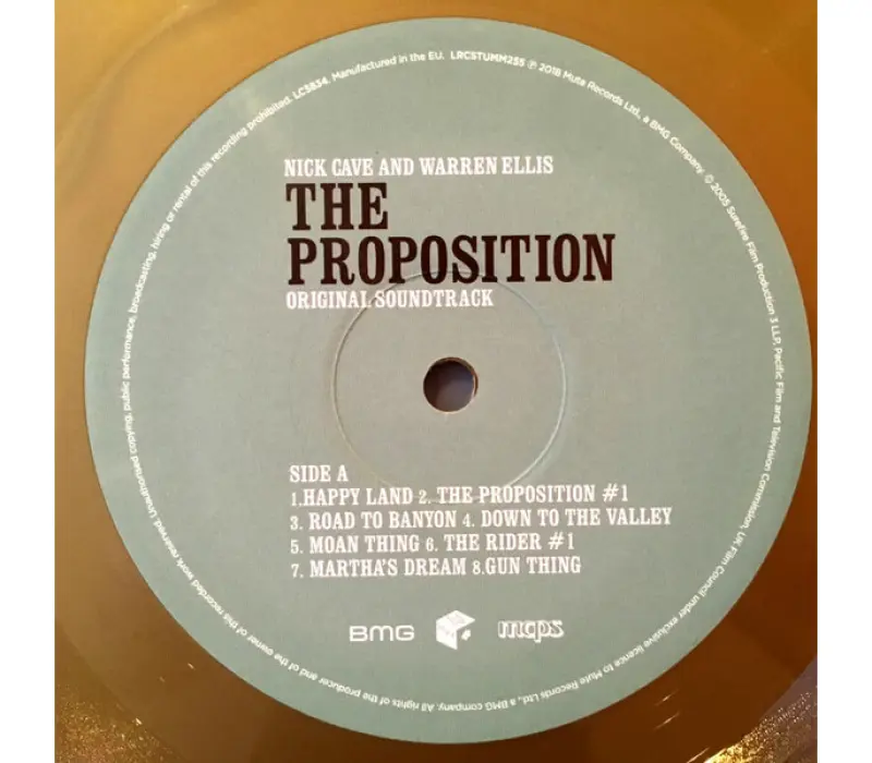 Виниловая пластинка Nick Cave And Warren Ellis – The Proposition (Original Soundtrack), Kinodrive.kz — фото 5