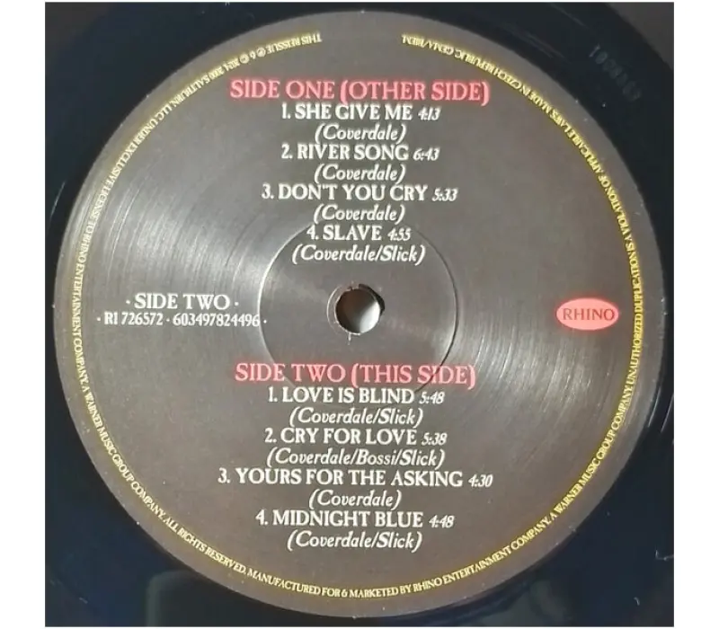 Виниловая пластинка Whitesnake – Into The Light, Kinodrive.kz — фото 4