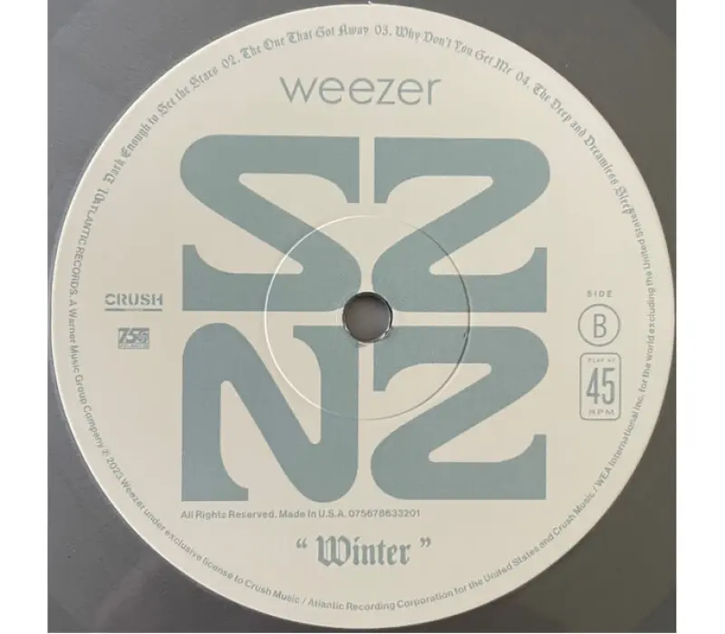 Виниловая пластинка Weezer – SZNZ: Winter, Kinodrive.kz — фото 3