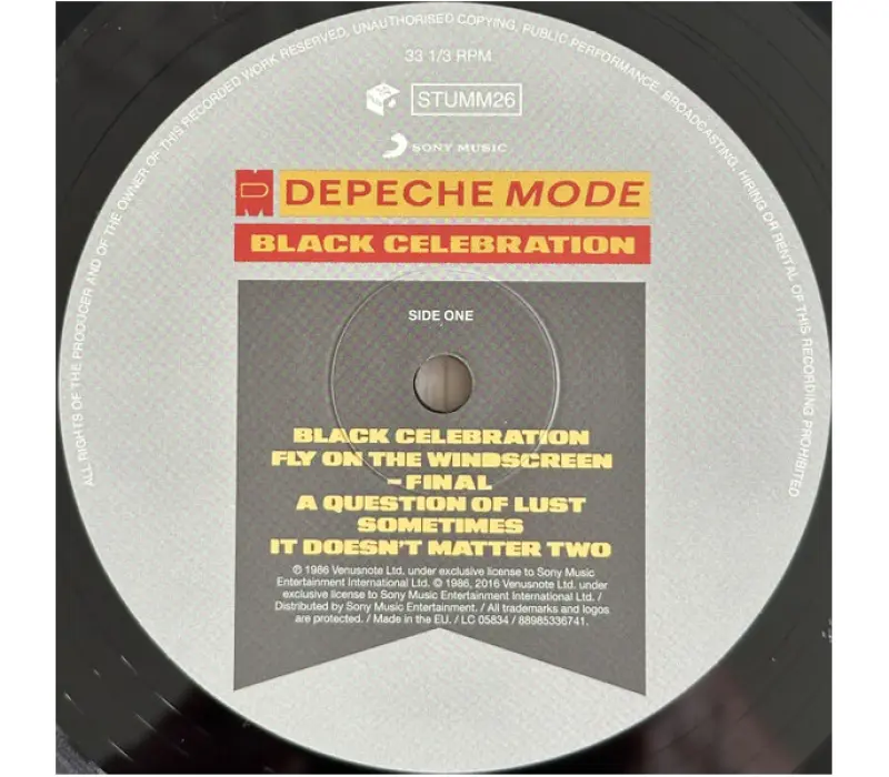 Виниловая пластинка Depeche Mode – Black Celebration, Kinodrive.kz — фото 5