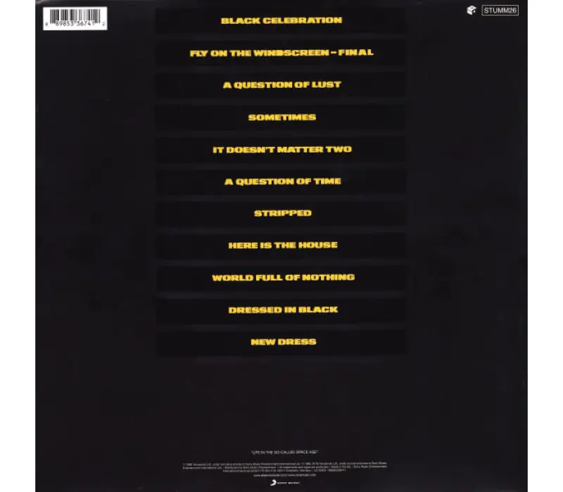Виниловая пластинка Depeche Mode – Black Celebration, Kinodrive.kz — фото 6