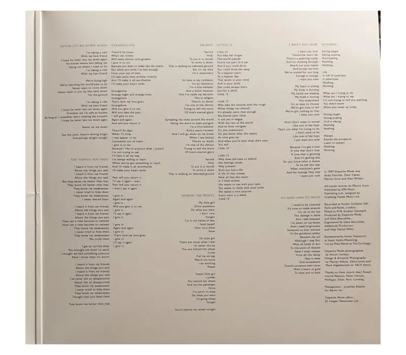 Виниловая пластинка Depeche Mode – Music For The Masses, Kinodrive.kz — фото 6