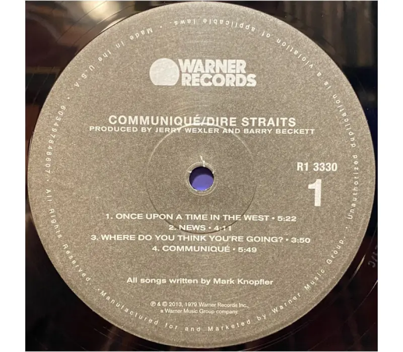 Виниловая пластинка Dire Straits – Communiqué, Kinodrive.kz — фото 5