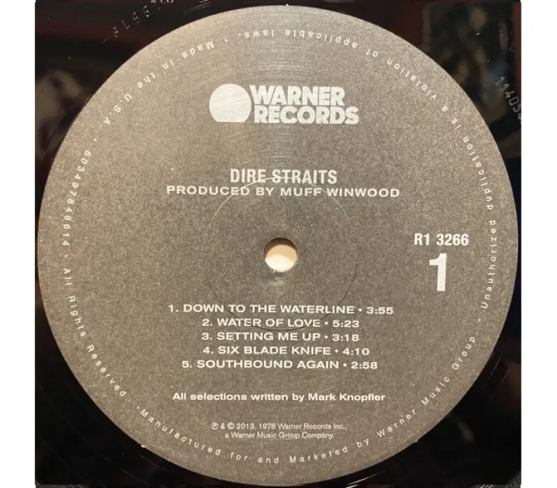 Виниловая пластинка Dire Straits – Dire Straits, Kinodrive.kz — фото 6