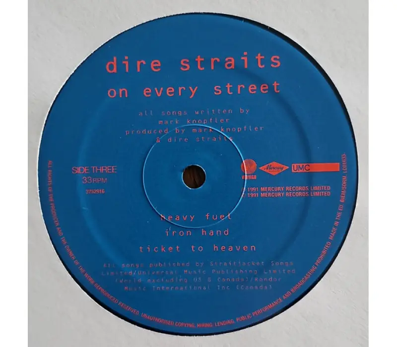 Виниловая пластинка Dire Straits – On Every Street, Kinodrive.kz — фото 2