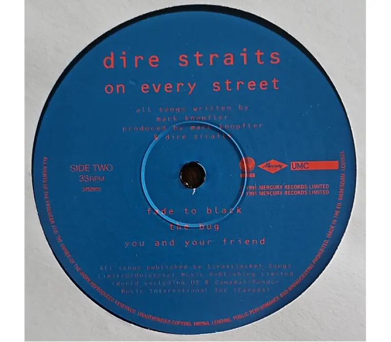 Виниловая пластинка Dire Straits – On Every Street, Kinodrive.kz — фото 3