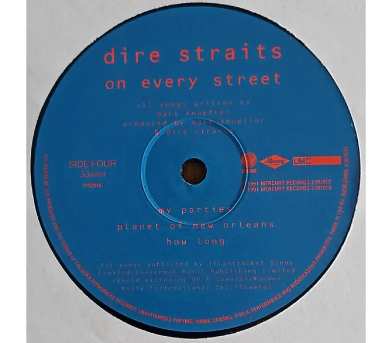 Виниловая пластинка Dire Straits – On Every Street, Kinodrive.kz — фото 4