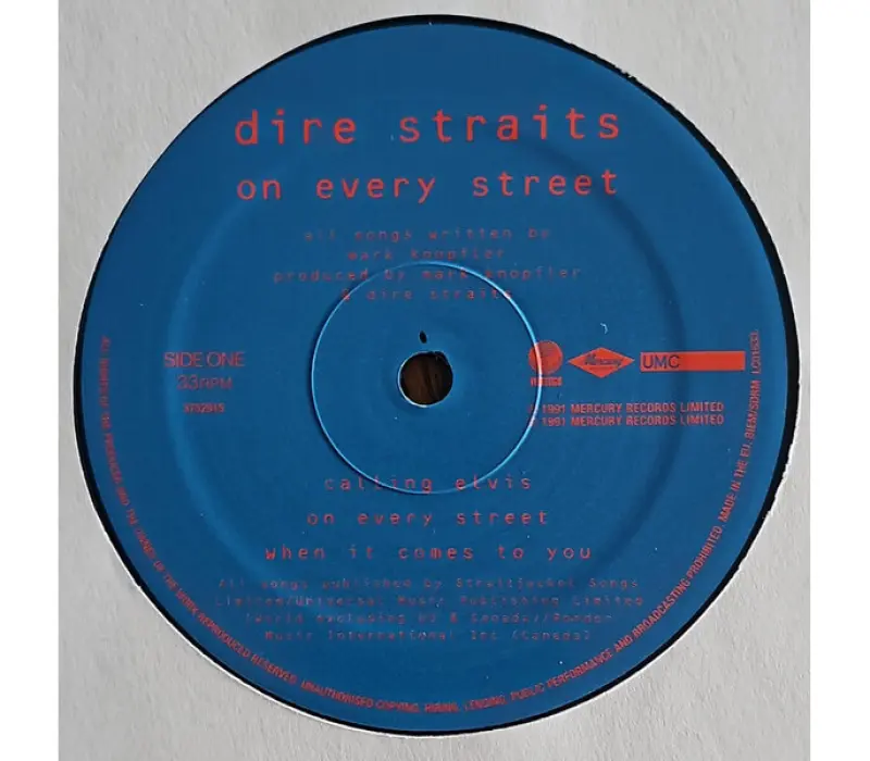 Виниловая пластинка Dire Straits – On Every Street, Kinodrive.kz — фото 6