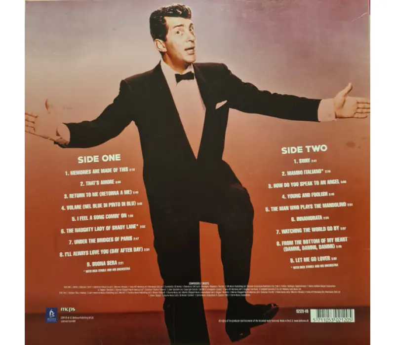 Виниловая пластинка Dean Martin – Memories, Kinodrive.kz — фото 2