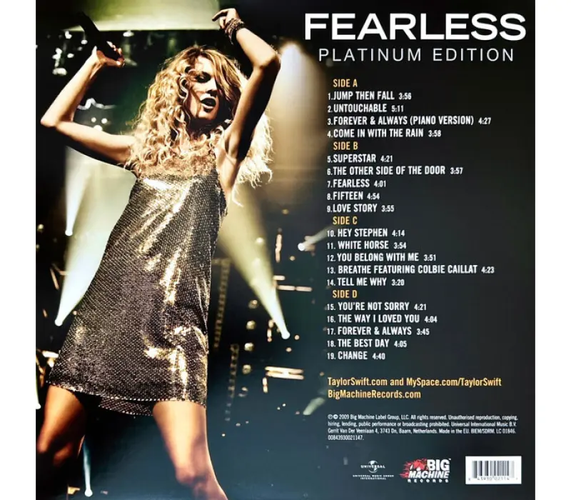 Виниловая пластинка Taylor Swift – Fearless (Platinum Edition), Kinodrive.kz — фото 2