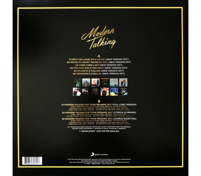 Виниловая пластинка Modern Talking – Back For Gold - The New Versions, Kinodrive.kz — фото 5