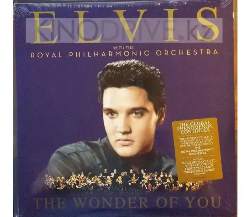 Виниловая пластинка PRESLEY ELVIS WITH THE ROYAL PHILHARMONIC ORCHESTRA – The Wonder Of You, Kinodrive.kz
