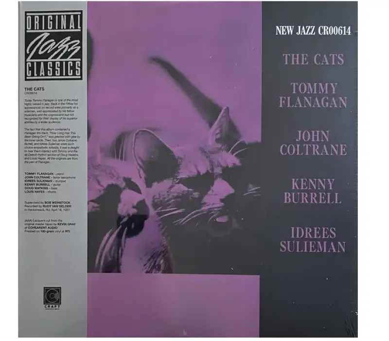 Виниловая пластинка Tommy Flanagan, John Coltrane, Kenny Burrell, Idrees Sulieman – The Cats, Kinodrive.kz — фото 1