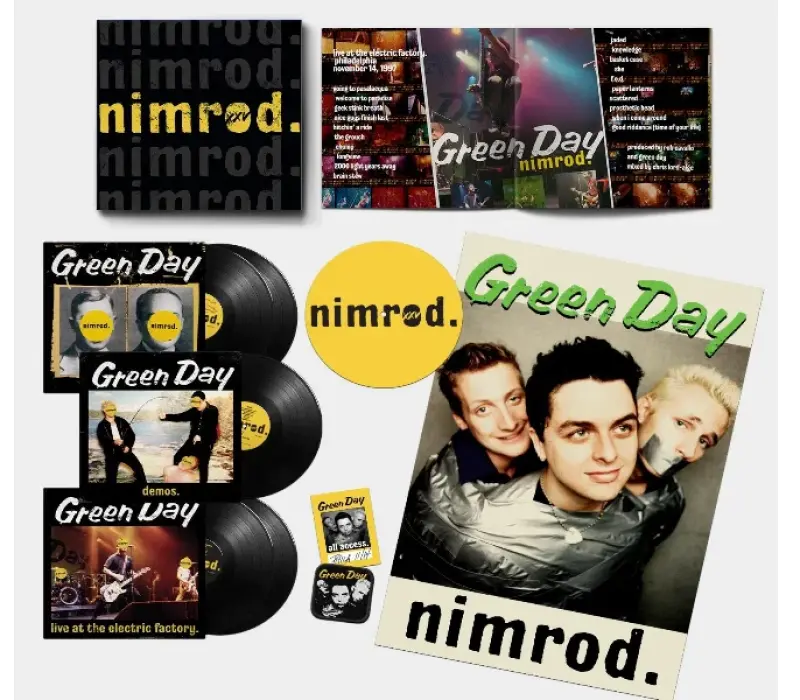 Виниловая пластинка Green Day – Nimrod. XXV, Kinodrive.kz
