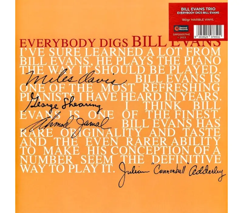 Виниловая пластинка The Bill Evans Trio – Everybody Digs Bill Evans, Kinodrive.kz