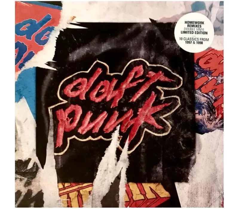 Виниловая пластинка Daft Punk – Homework Remixes, Kinodrive.kz — фото 1