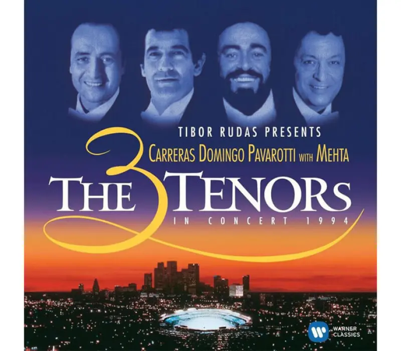 Виниловая пластинка José Carreras, Placido Domingo, Luciano Pavarotti, Zubin Mehta – The 3 Tenors In Concert 1994, Kinodrive.kz — фото 1