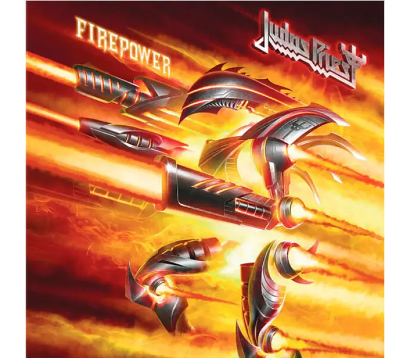 Виниловая пластинка JUDAS PRIEST: FIREPOWER - BLACK WITH CLEAR SWIRL VINYL EAN:0190758048710, Kinodrive.kz &mdash; фото 1
