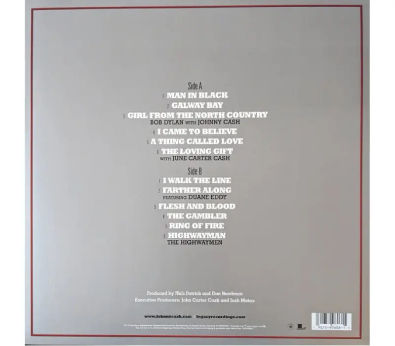 Виниловая пластинка Cash, Johnny-Johnny Cash And The..: Legacy EAN:0190759960615, Kinodrive.kz &mdash; фото 2