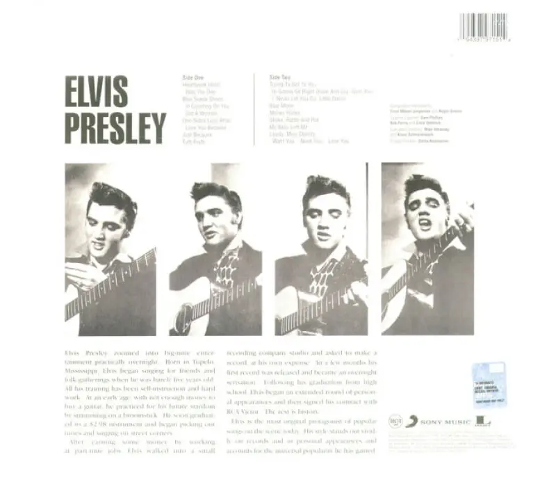 Виниловая пластинка PRESLEY ELVIS: ELVIS PRESLEY - WHITE VINYL EAN:0194397971514, Kinodrive.kz &mdash; фото 2