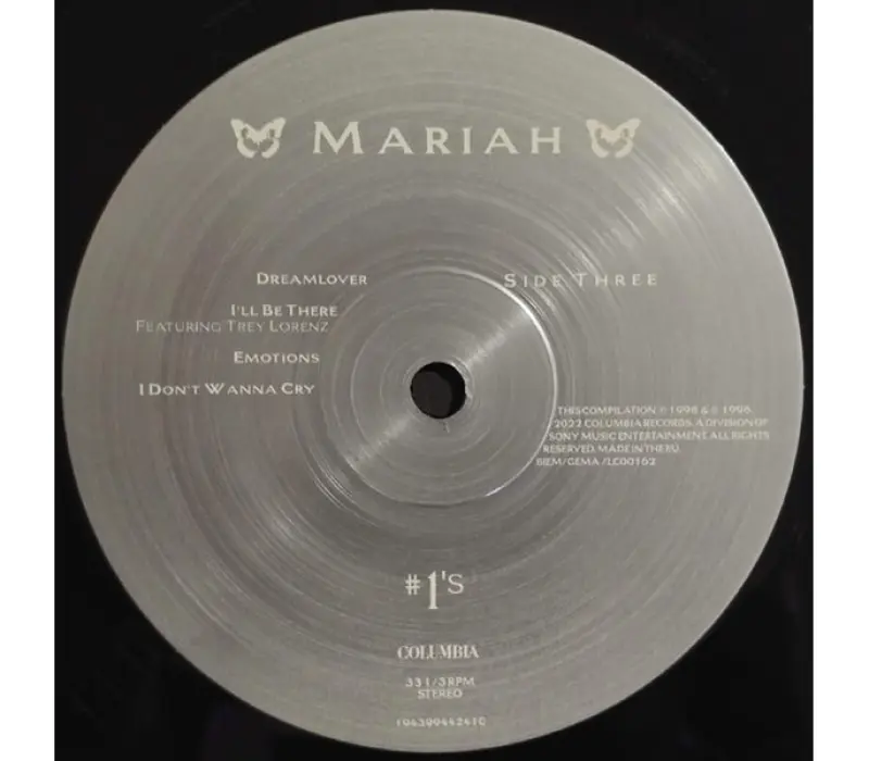 Виниловая пластинка CAREY MARIAH: NUMBER 1 S - RSD 2022 RELEASE EAN:0194399442418, Kinodrive.kz &mdash; фото 3