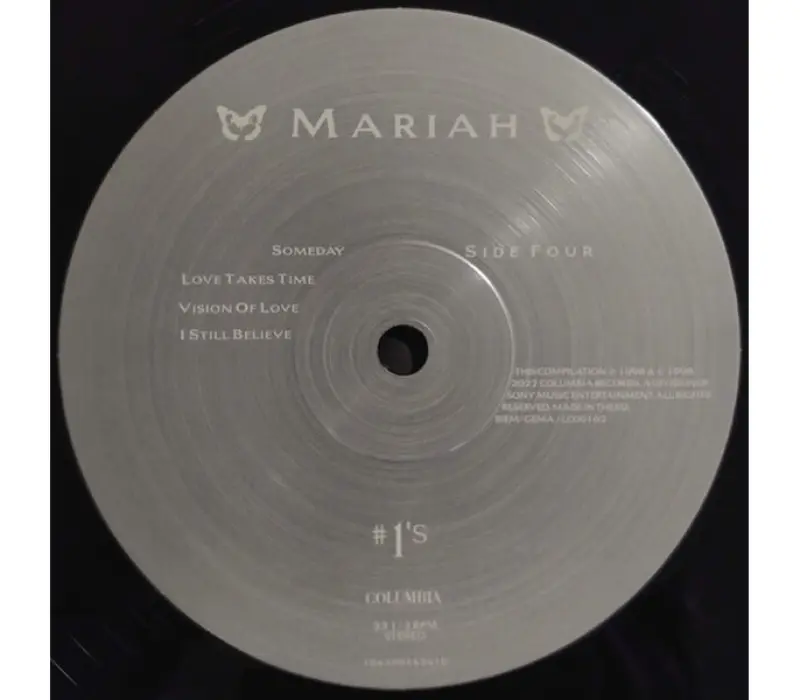 Виниловая пластинка CAREY MARIAH: NUMBER 1 S - RSD 2022 RELEASE EAN:0194399442418, Kinodrive.kz &mdash; фото 4