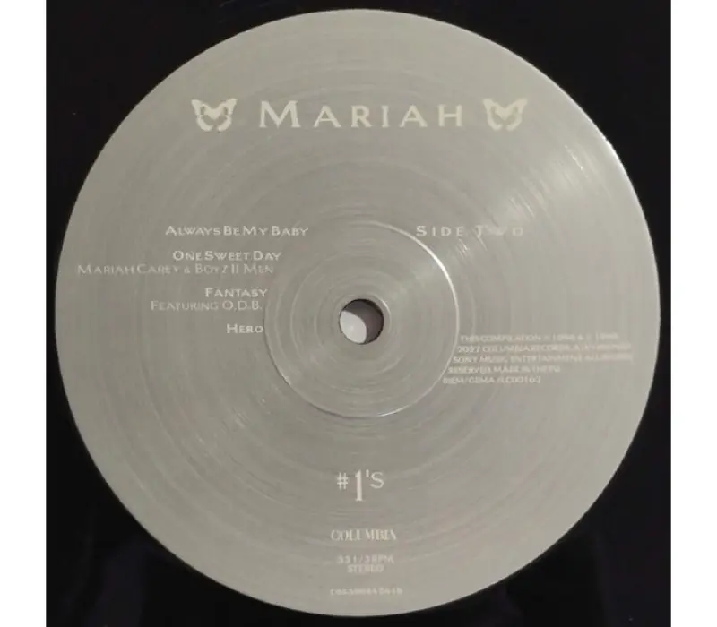Виниловая пластинка CAREY MARIAH: NUMBER 1 S - RSD 2022 RELEASE EAN:0194399442418, Kinodrive.kz &mdash; фото 6