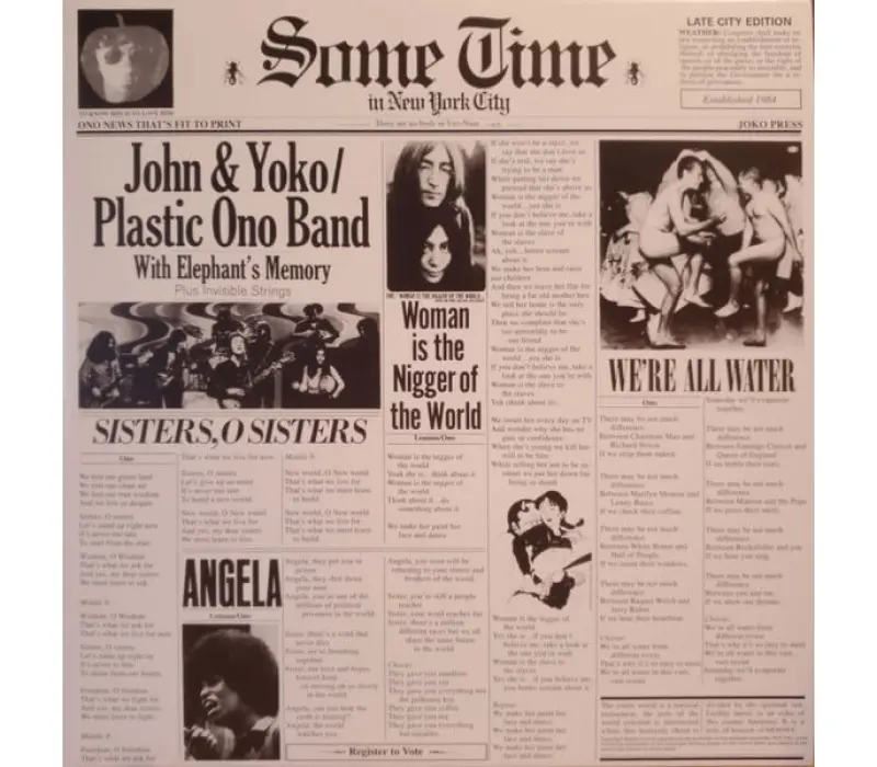 Виниловая пластинка LENNON JOHN-LENNON YOKO-PLASTIC ONO BAND, SOME TIME IN NY CITY EAN:0600753570968, Kinodrive.kz &mdash; фото 1