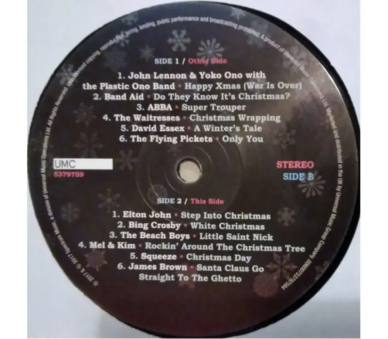 Виниловая пластинка VARIOUS ARTISTS: TOP OF THE POPS CHRISTMAS EAN:0600753797594, Kinodrive.kz &mdash; фото 2