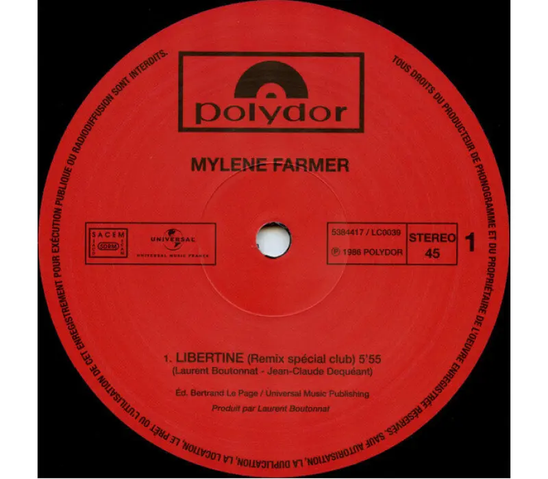 Виниловая пластинка FARMER MYLENE: LIBERTINE EAN:0600753844175, Kinodrive.kz &mdash; фото 4