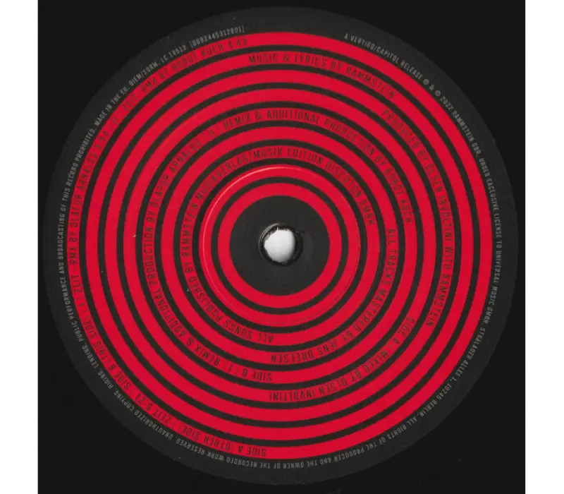 Виниловая пластинка Rammstein-Zeit -10"-: Universal EAN:0602445312801, Kinodrive.kz &mdash; фото 6