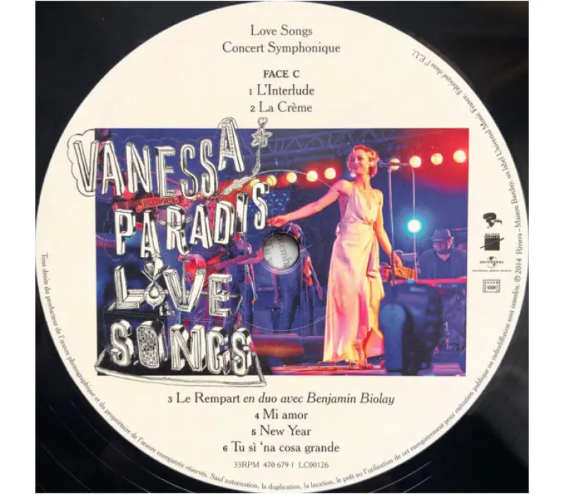 Виниловая пластинка PARADIS VANESSA: LOVE SONGS CONCERT SYMPHONIQUES EAN:0602547067883, Kinodrive.kz &mdash; фото 3