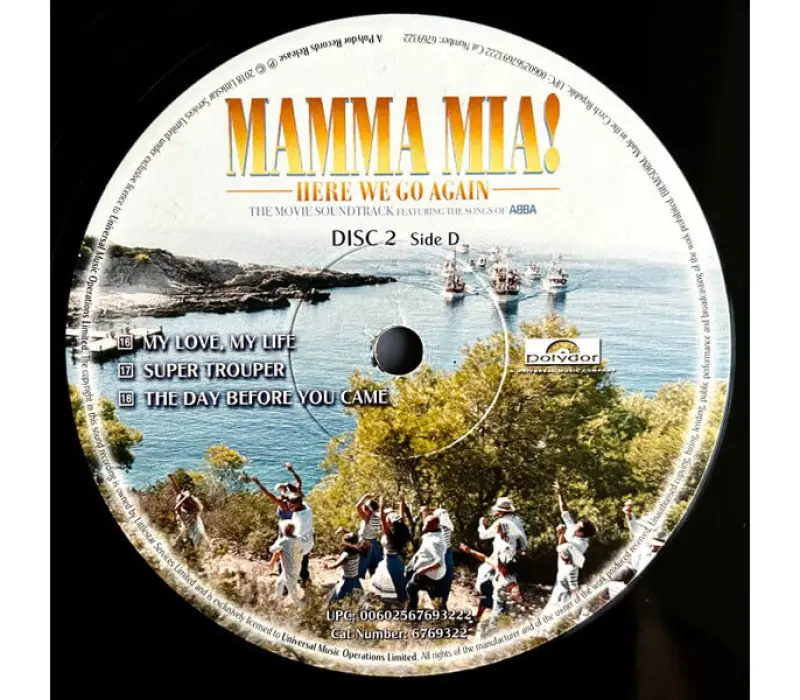 Виниловая пластинка OST: MAMMA MIA HERE WE GO AGAIN (2 LP) EAN:0602567693253, Kinodrive.kz &mdash; фото 2
