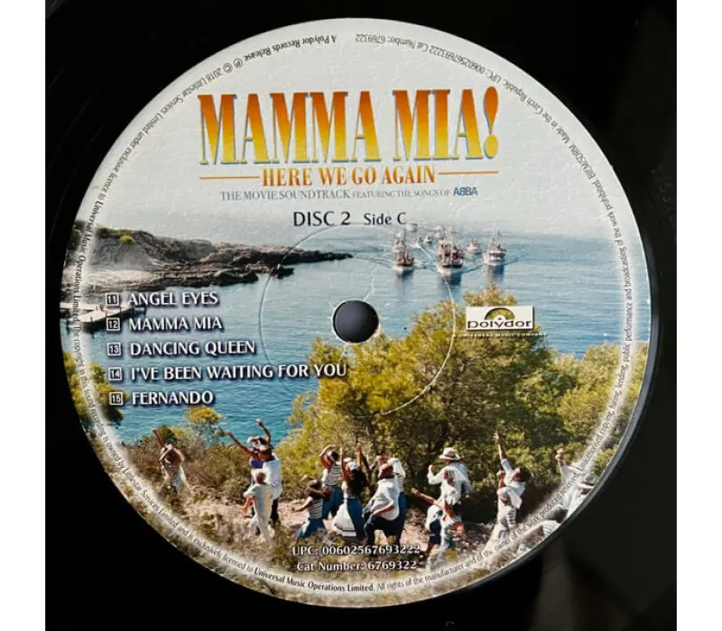 Виниловая пластинка OST: MAMMA MIA HERE WE GO AGAIN (2 LP) EAN:0602567693253, Kinodrive.kz &mdash; фото 4