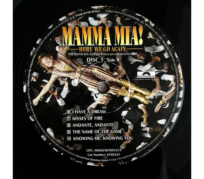 Виниловая пластинка OST: MAMMA MIA HERE WE GO AGAIN (2 LP) EAN:0602567693253, Kinodrive.kz &mdash; фото 6